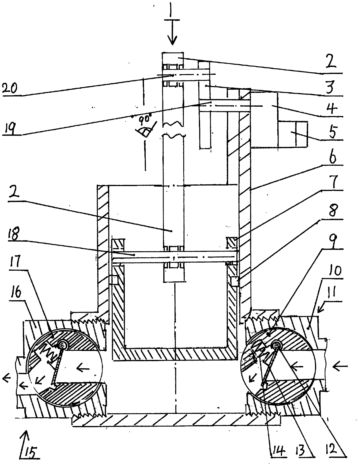 High-pressure-and-low-pressure manufacturing device