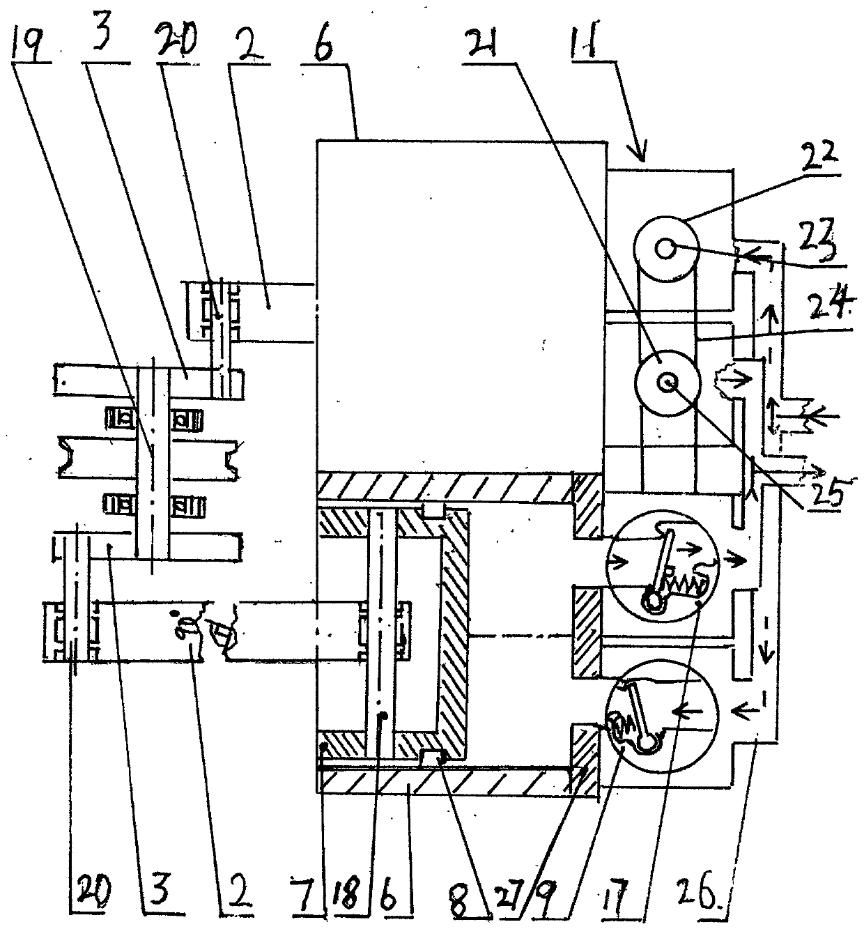 High-pressure-and-low-pressure manufacturing device