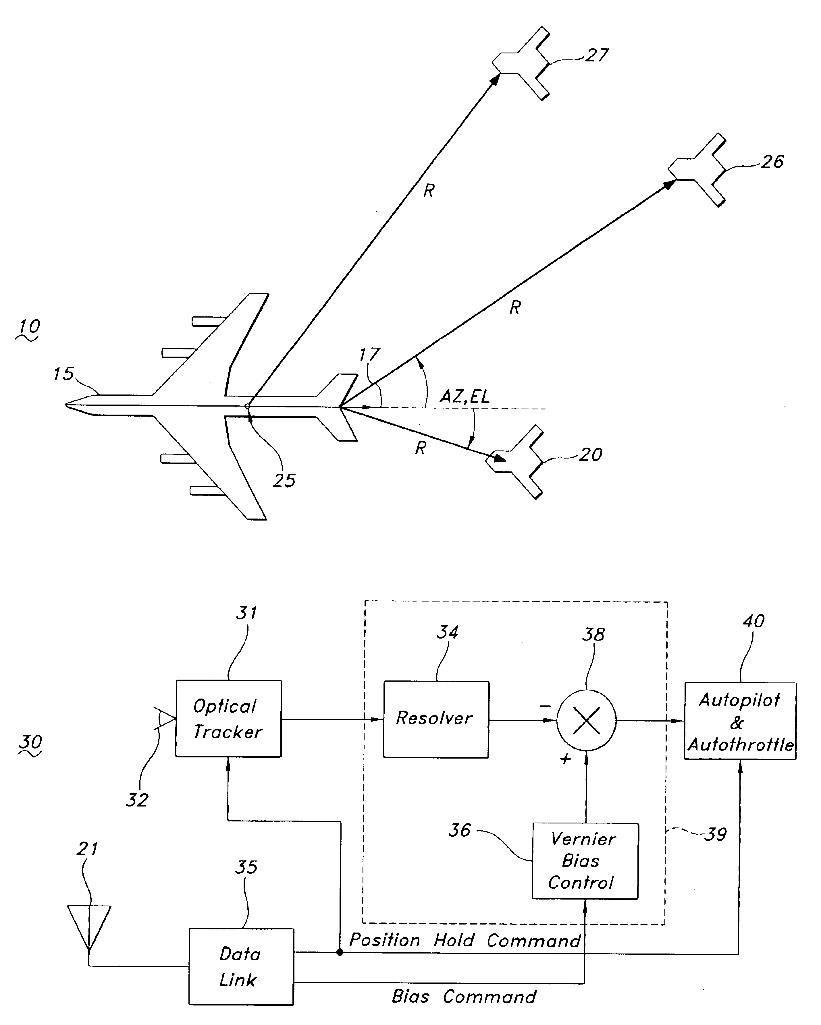 Aircraft formation/refueling guidance system