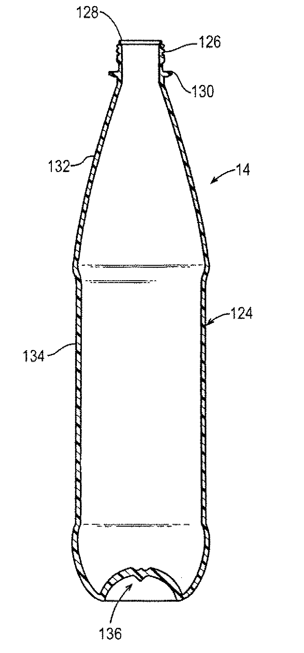 Container and composition for enhanced gas barrier properties