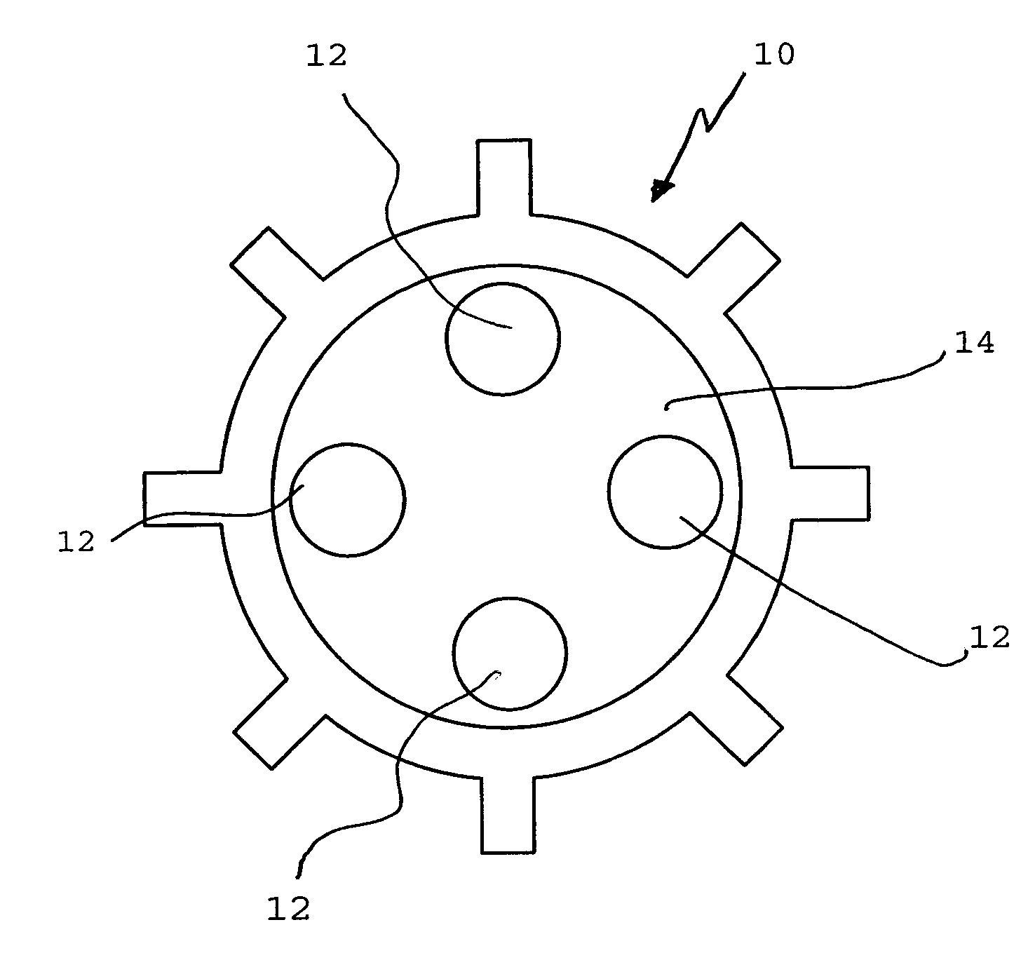Multi-core fuel rod for research reactor and manufacturing method thereof