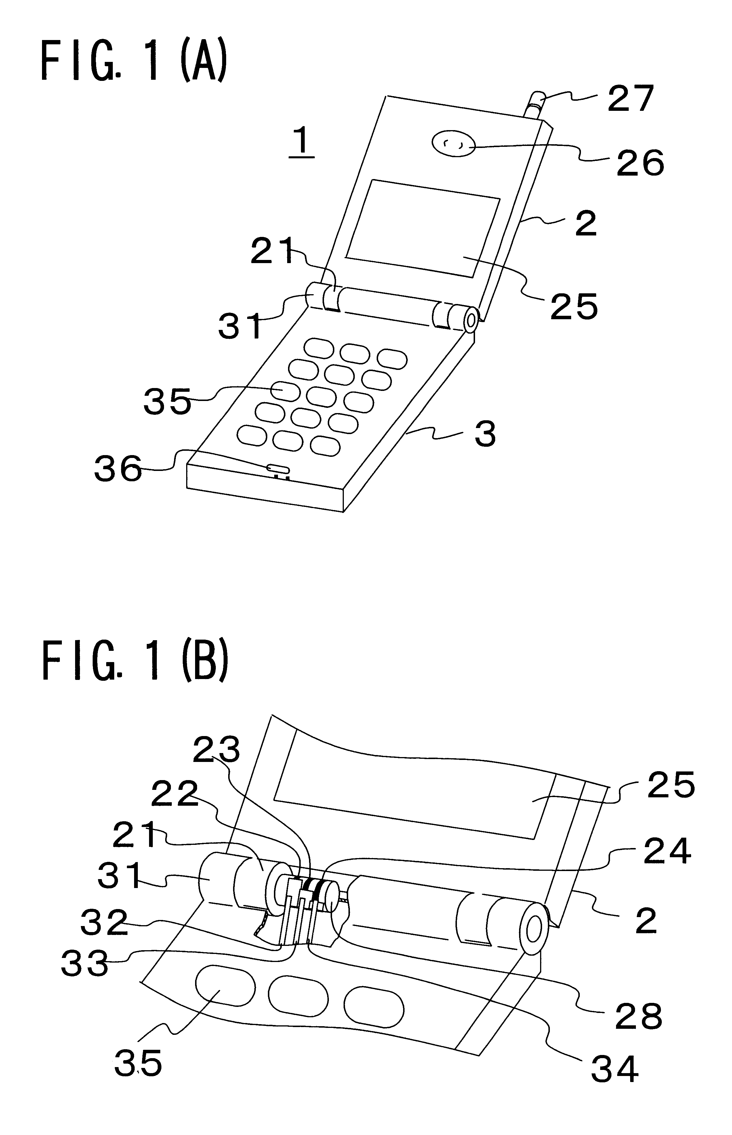 Opening and closing angle detecting apparatus and foldable device