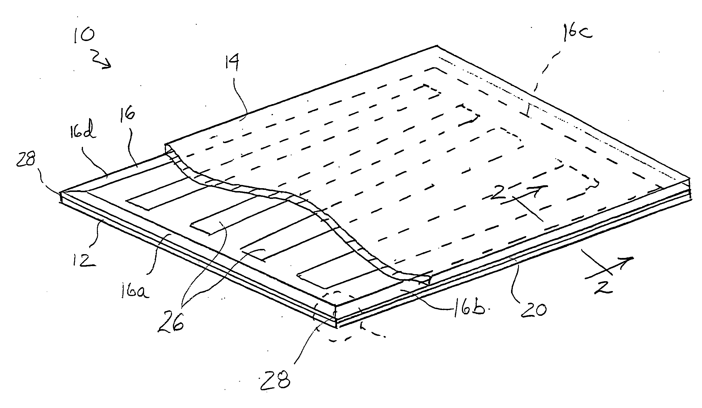 Water resistant switch mat having activation across its entire surface