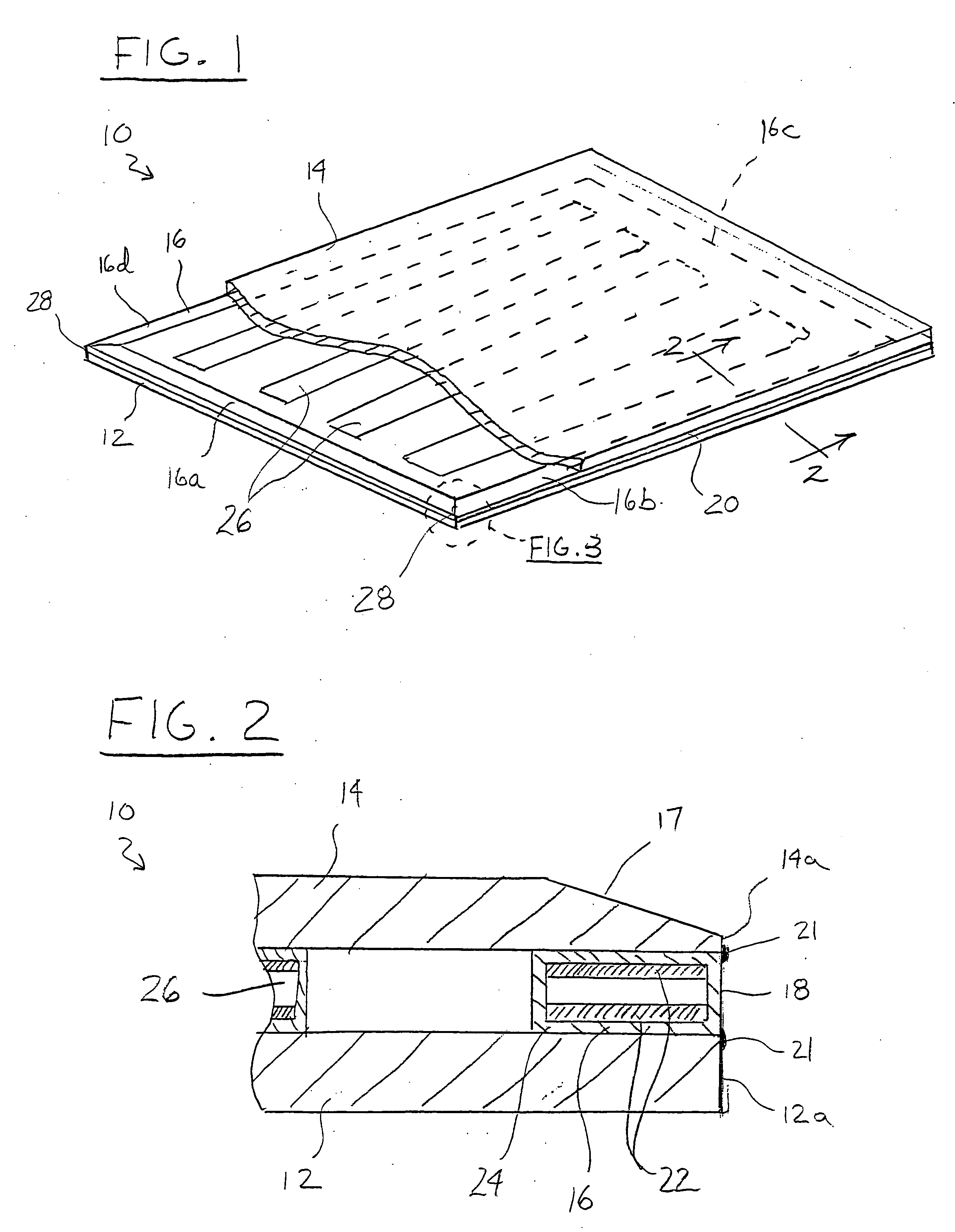 Water resistant switch mat having activation across its entire surface