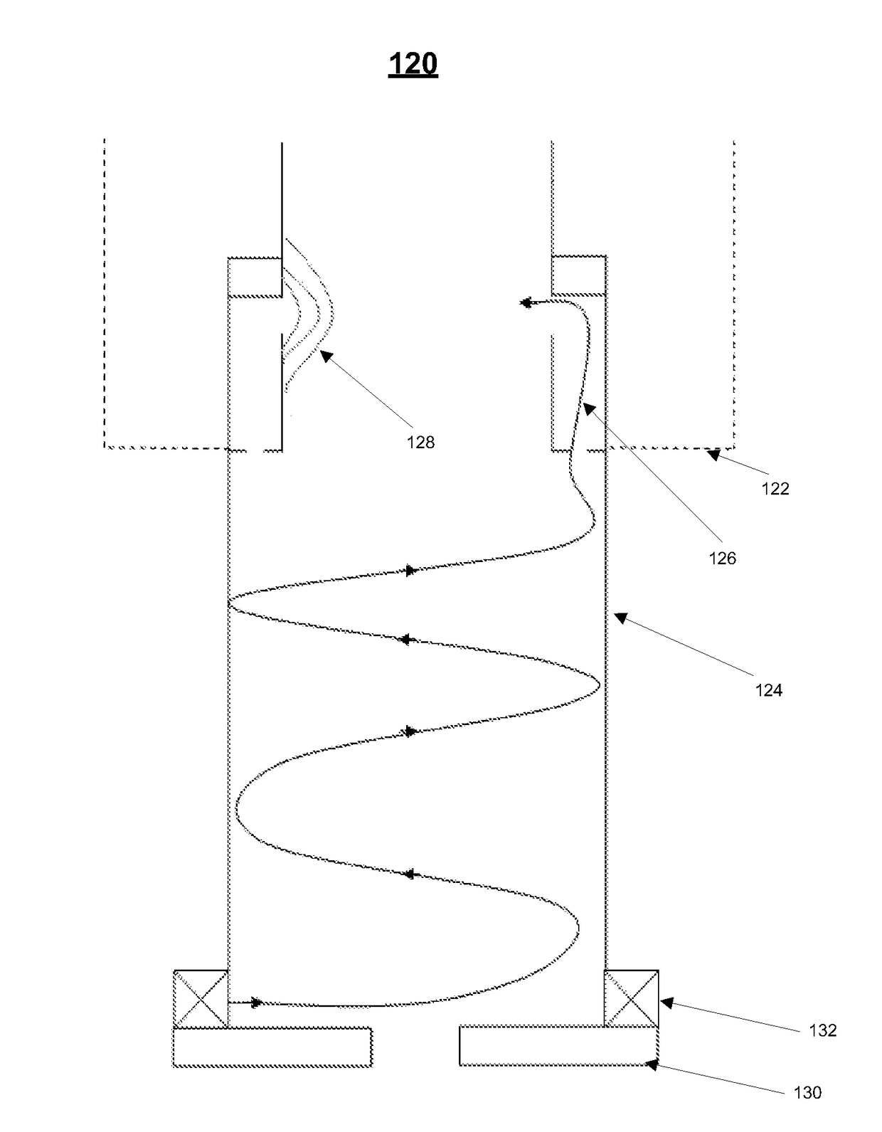 Gliding arc plasmatron reactor with reverse vortex for the conversion of hydrocarbon fuel into synthesis gas
