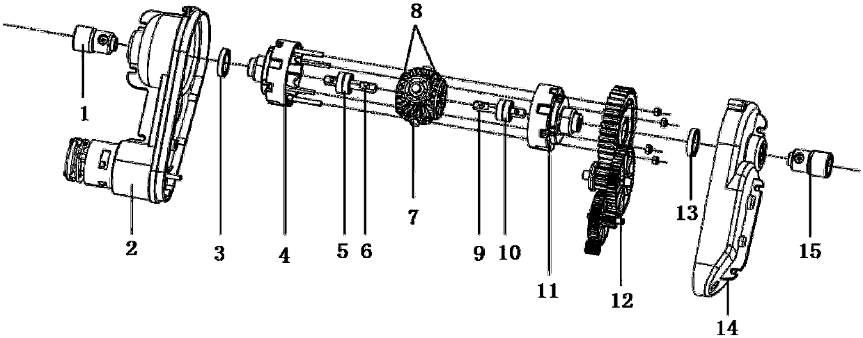 Gearbox differential mechanism