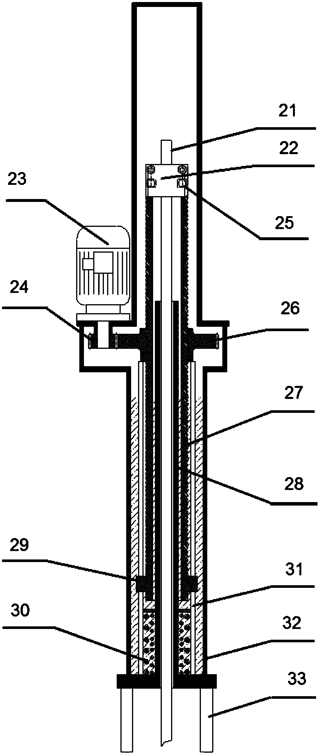 Double-well mutually balanced type direct drive oil pumping machine control system and oil pumping device