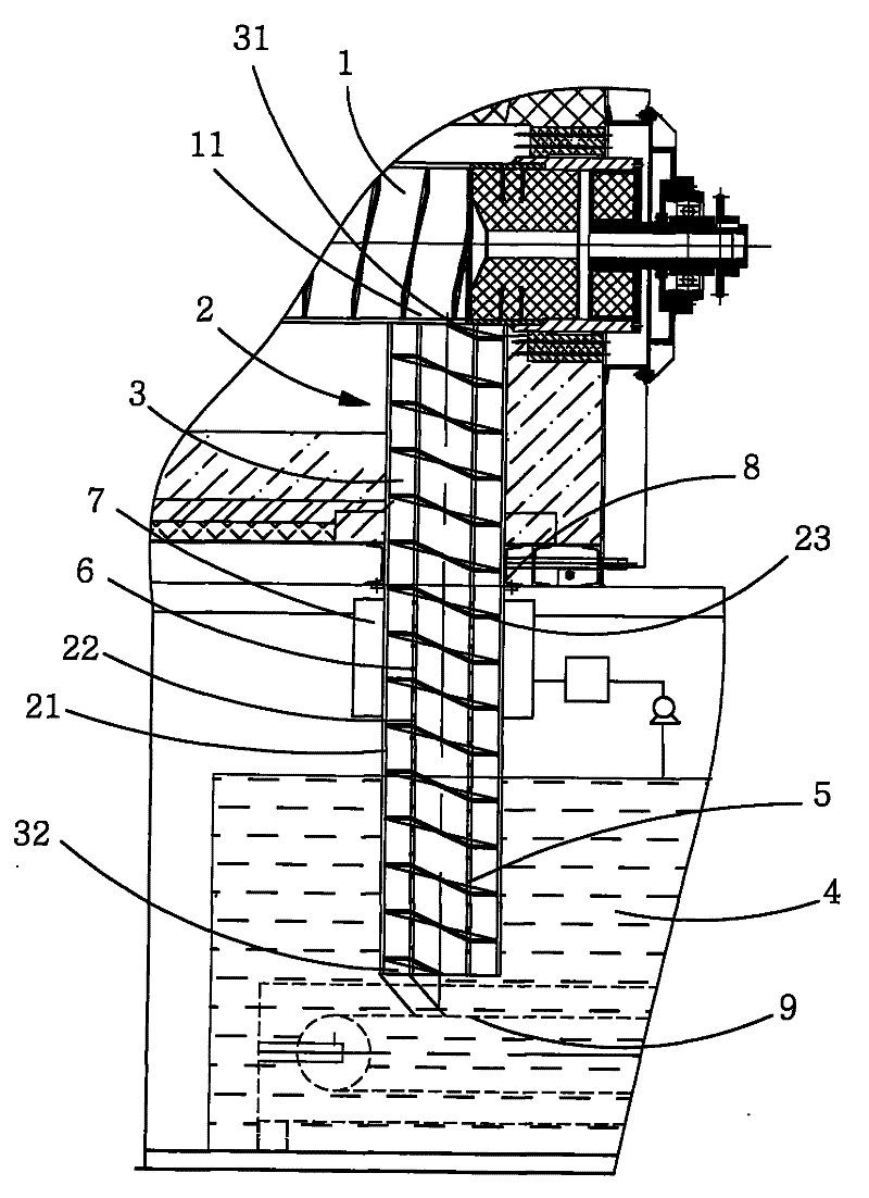 Spiral material quick auto transferring device