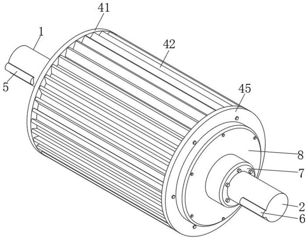 Rotor for dual-rotor electric machine of hybrid power system