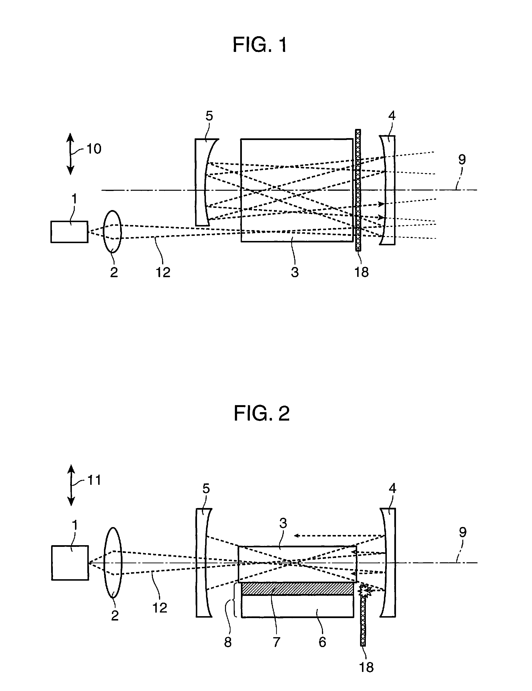 Wavelength conversion laser light source and image display device