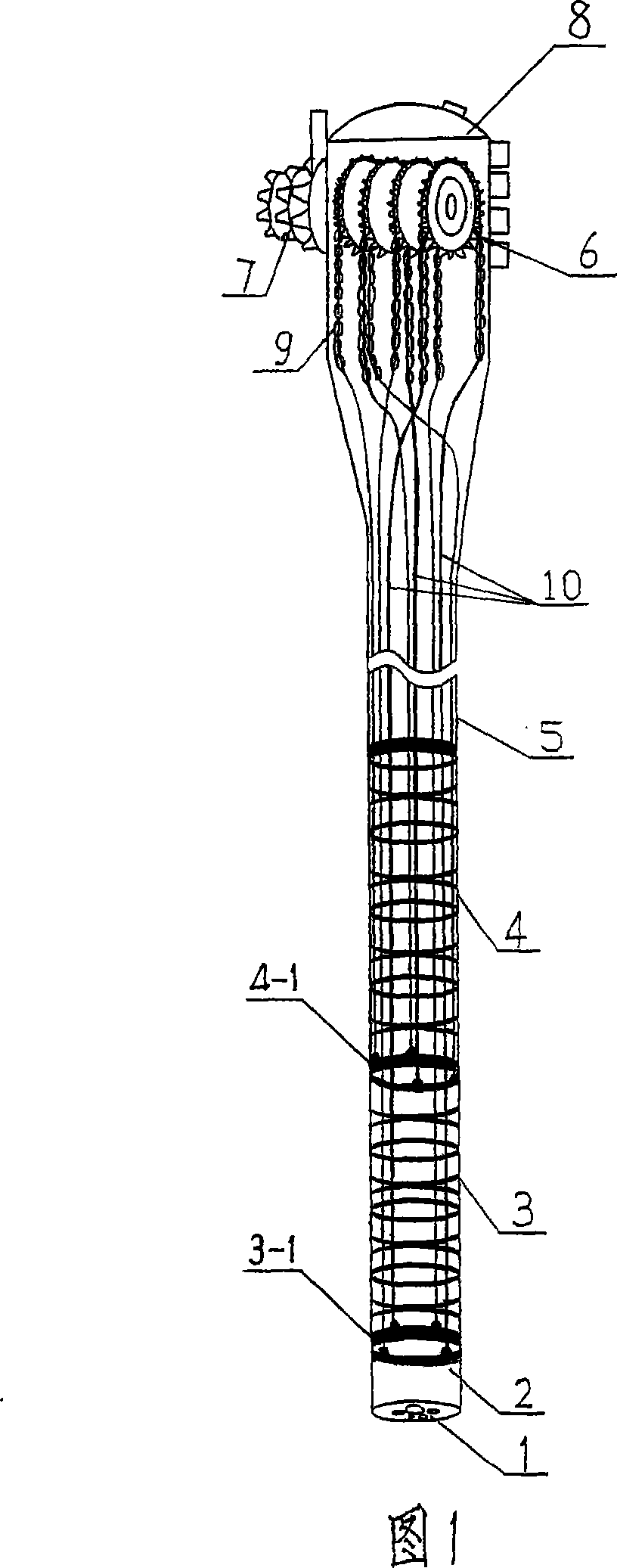 Multiple bending sections and control device for endoscope