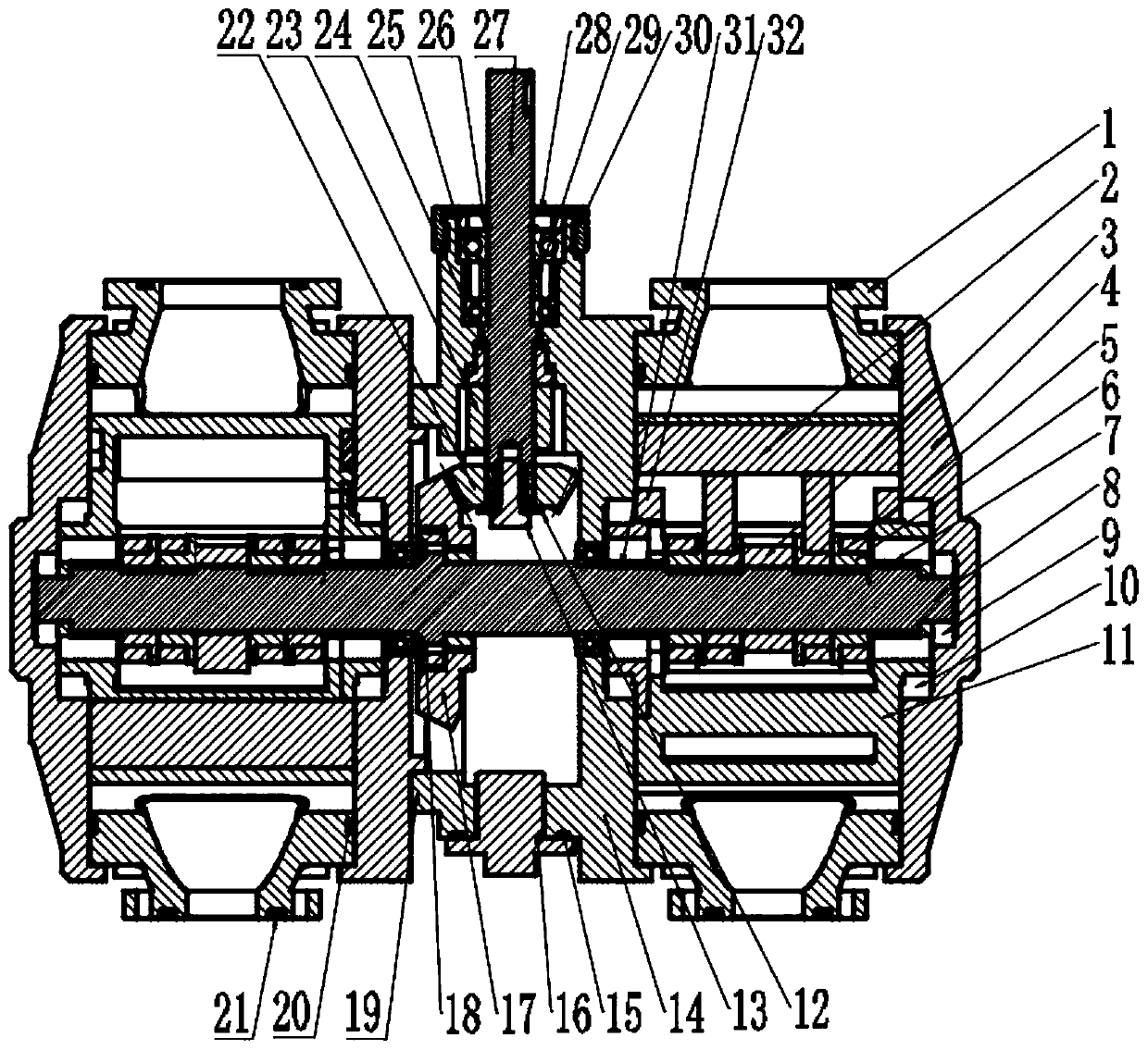 Novel AUV (autonomous underwater vehicle) water-jet propeller