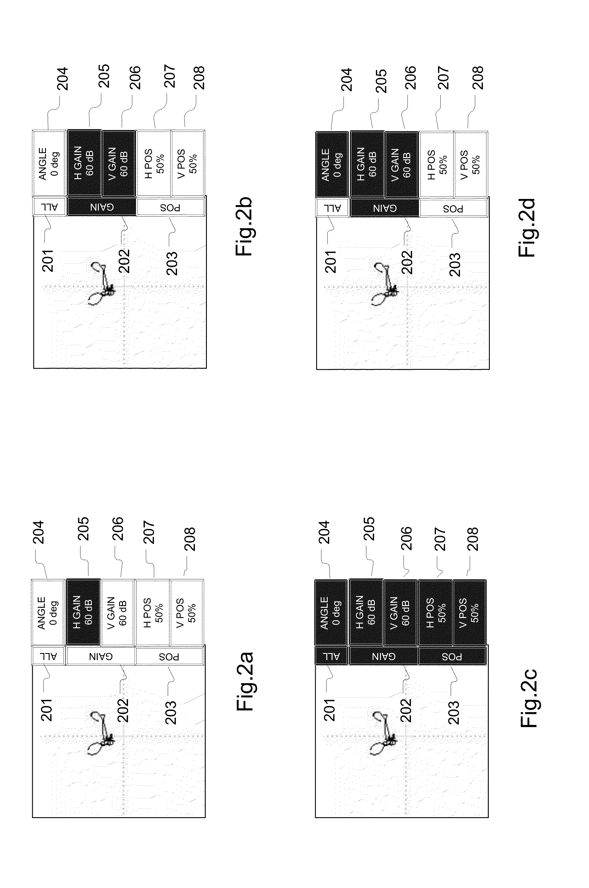 Method of manipulating impedance plane with a multi-point touch on touch screen