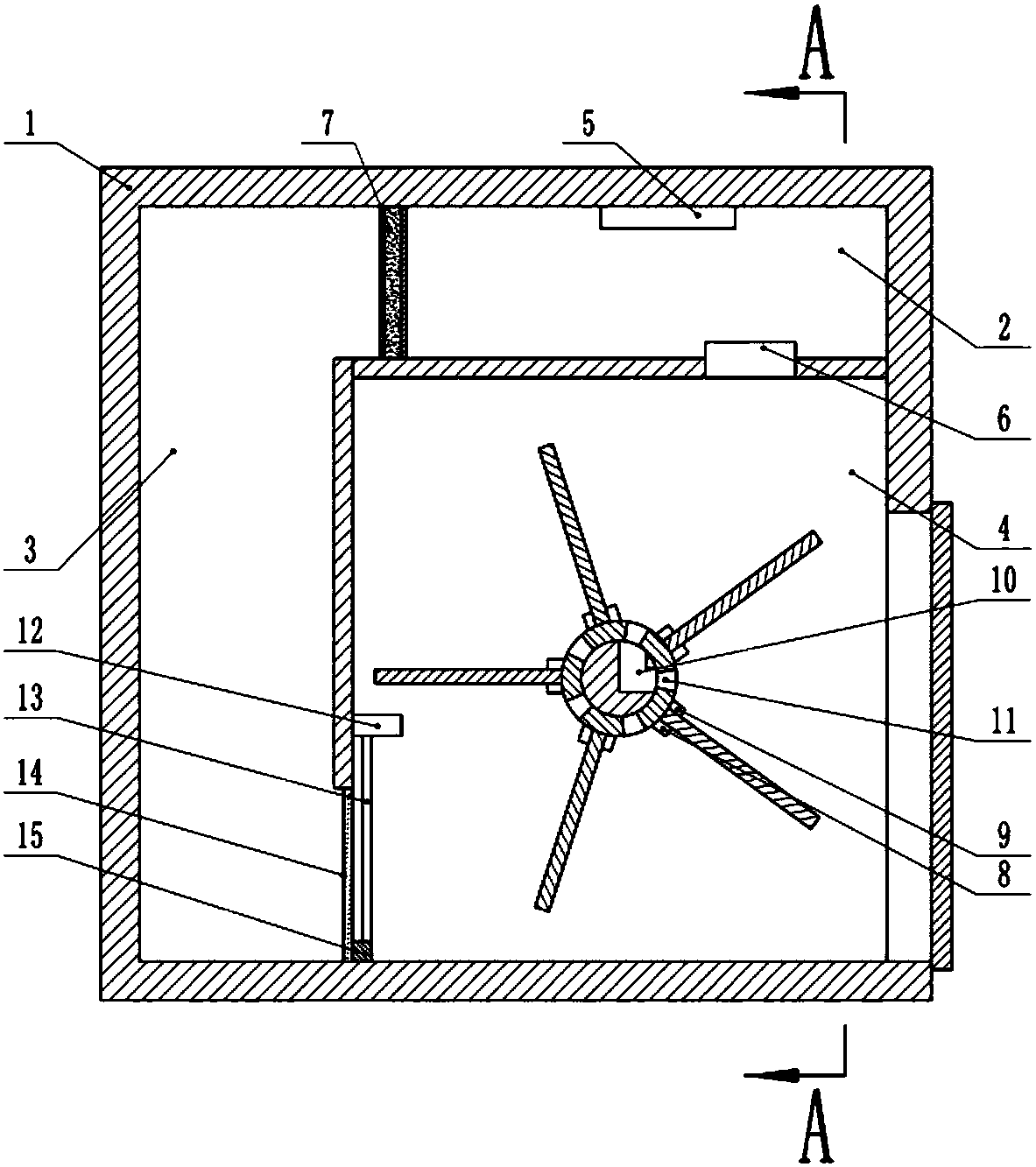 Wood material drying device