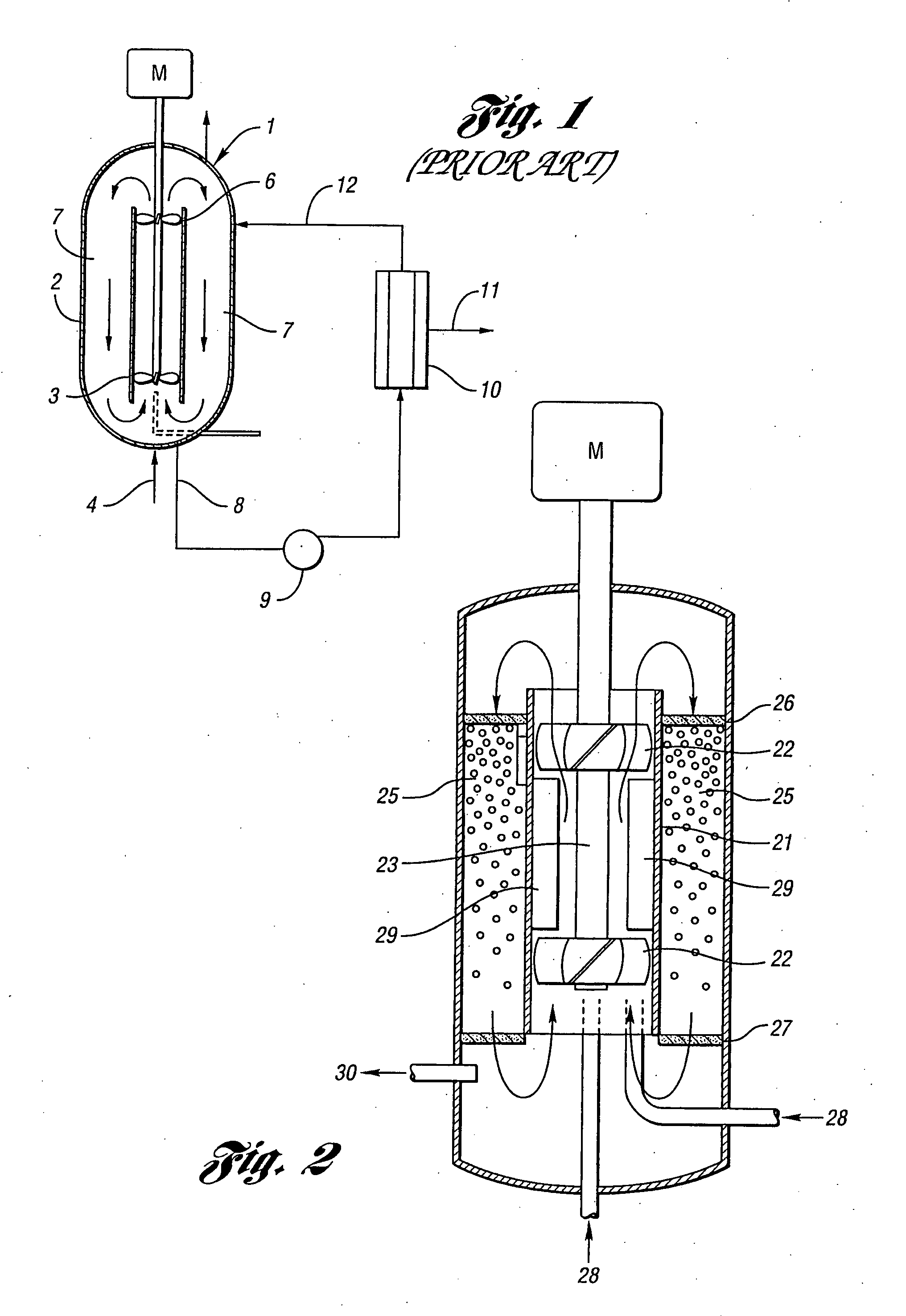 Multiphase reactor design incorporating filtration system for fixed--bed catalyst