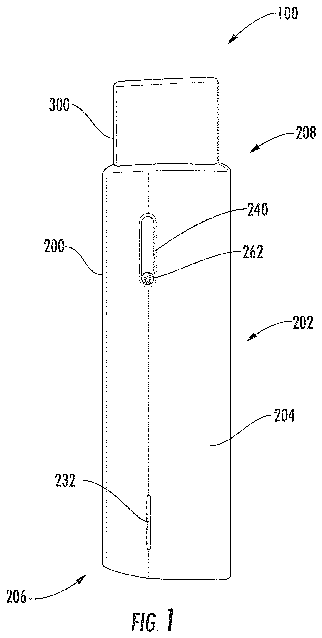 Aerosol delivery device with visible indicator
