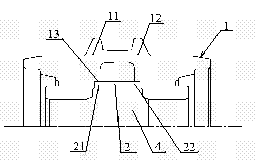 Supporting wheel and excavator with same
