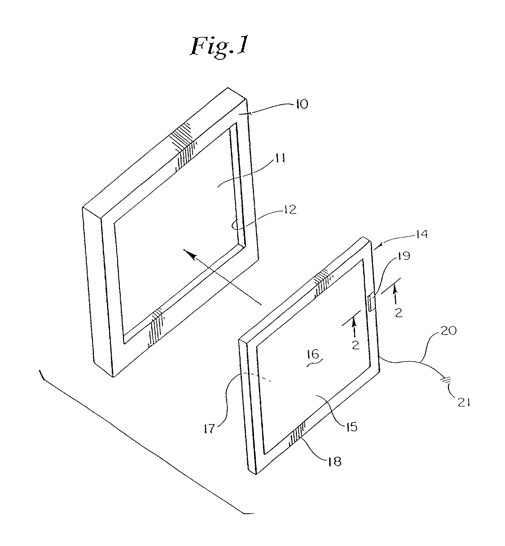 Display panel filter for connection to a display panel
