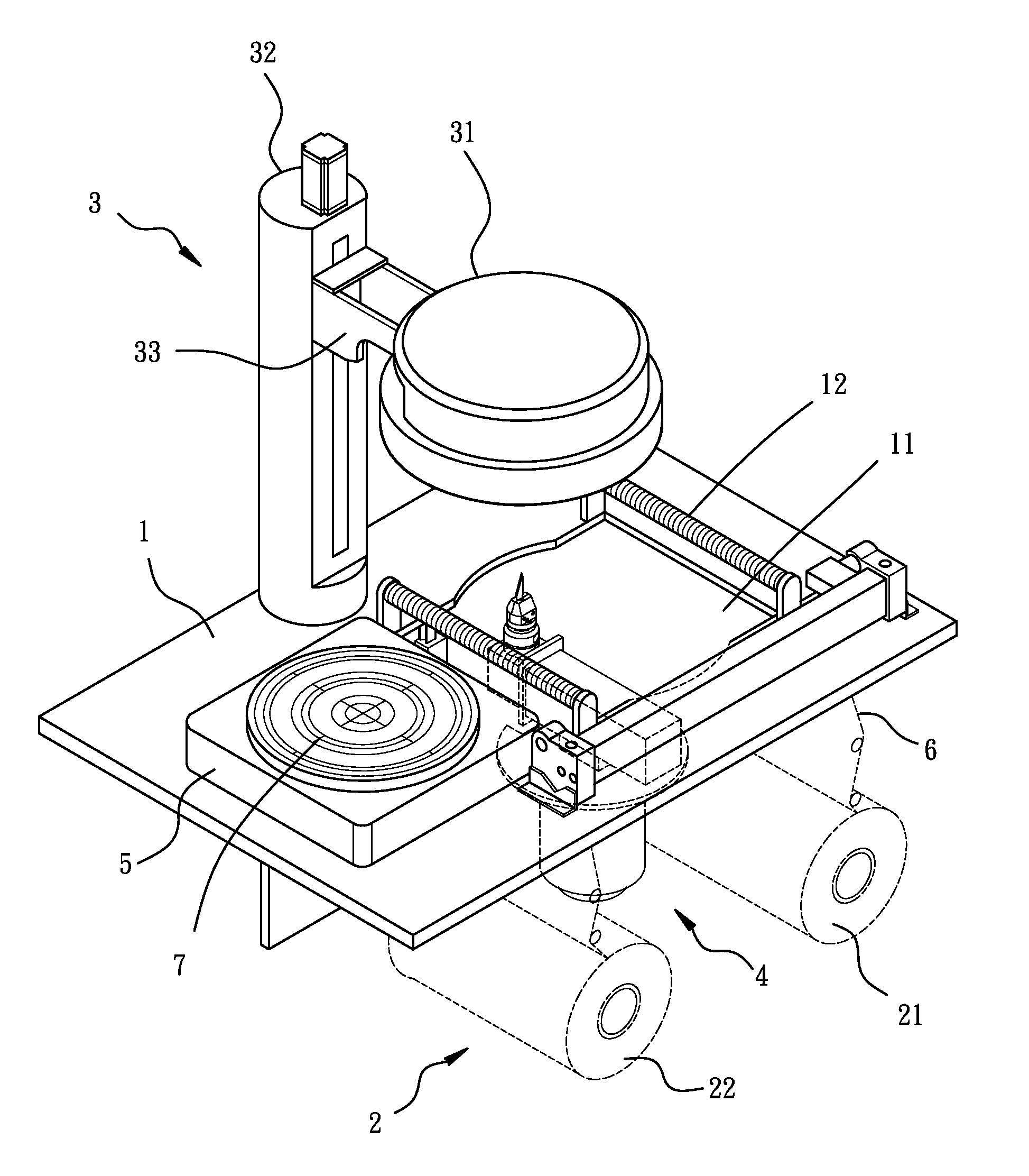 Cutting mechanism for dry film laminator