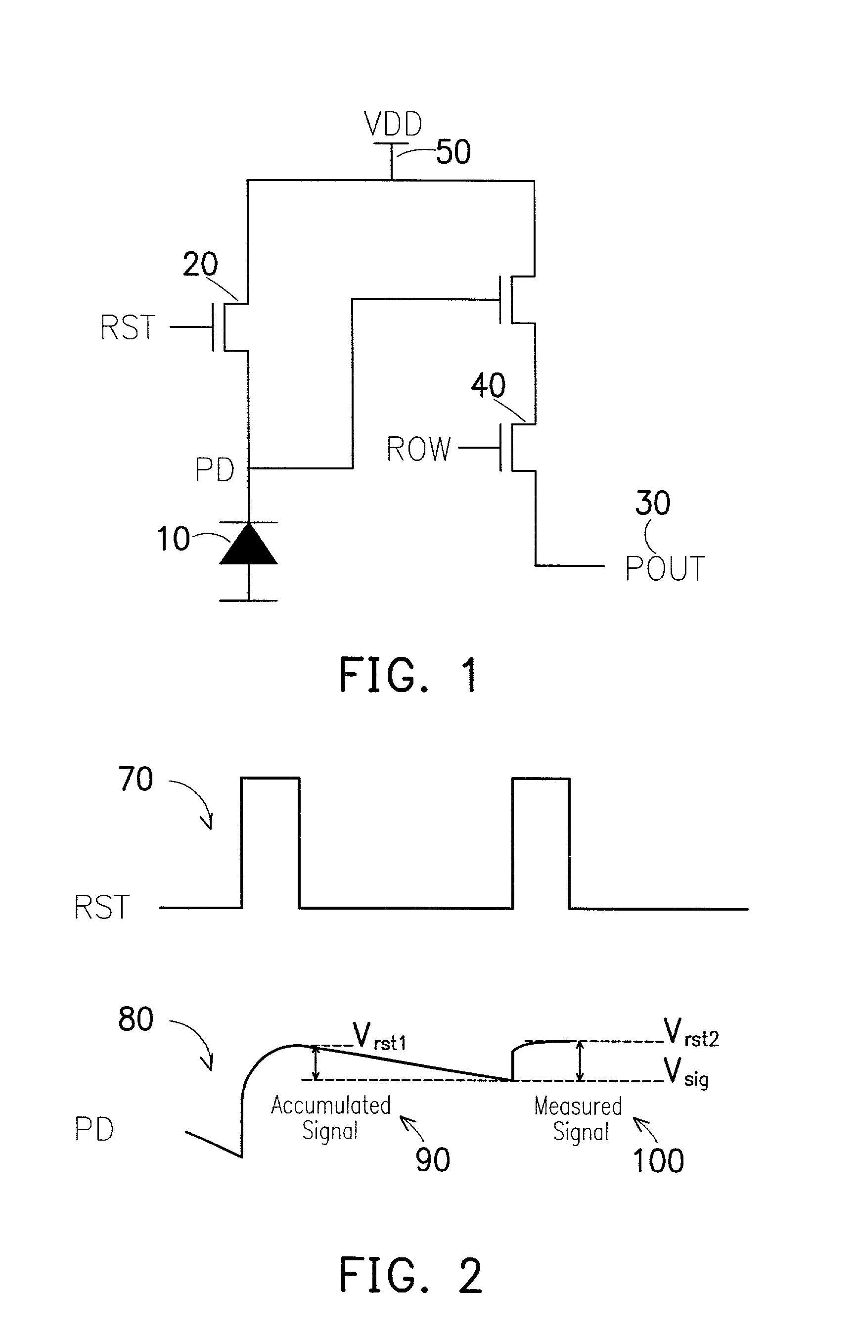 Method and apparatus of controlling a pixel reset level for reducing an image lag in a CMOS sensor
