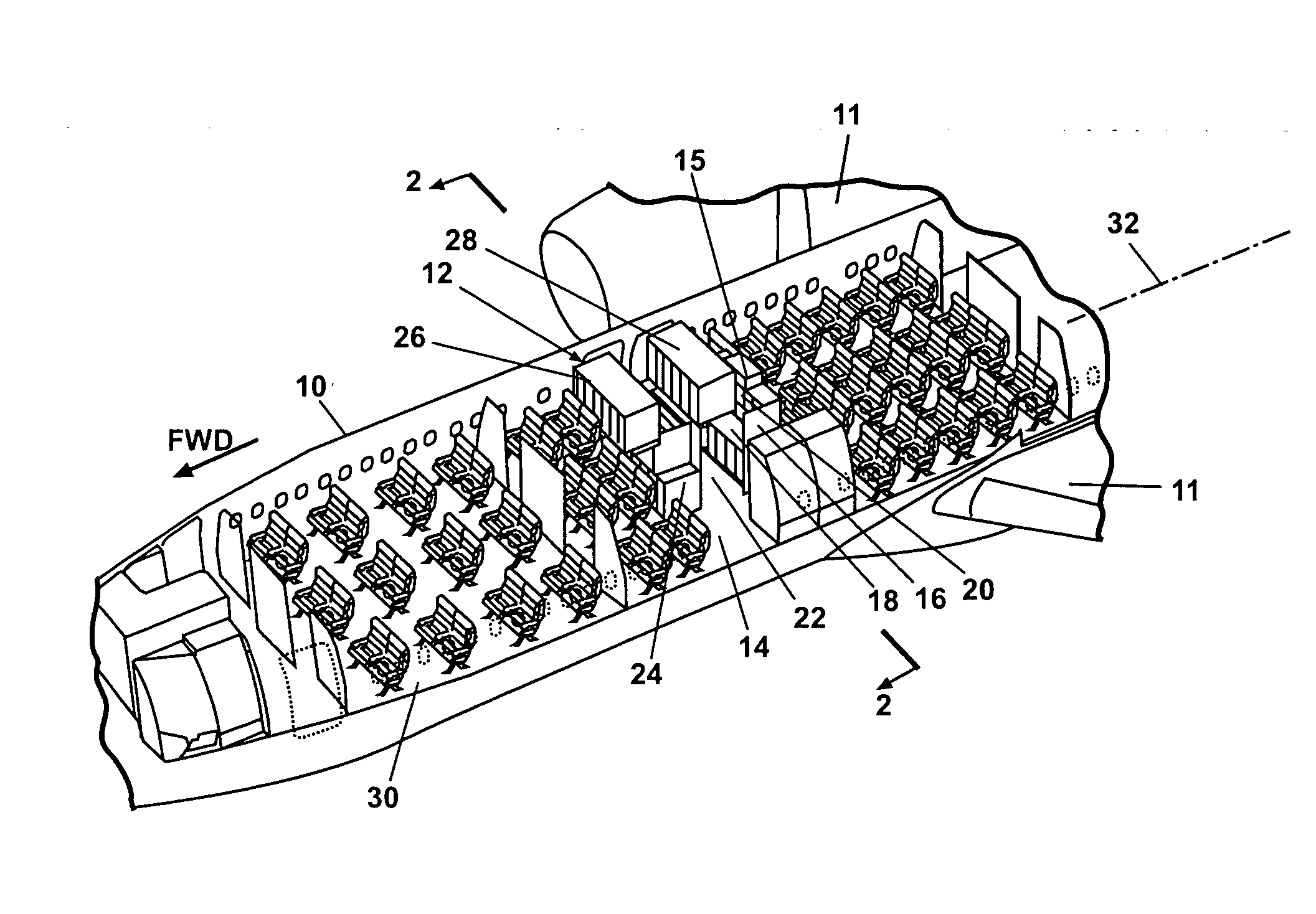 Galley cart storage system and method of use