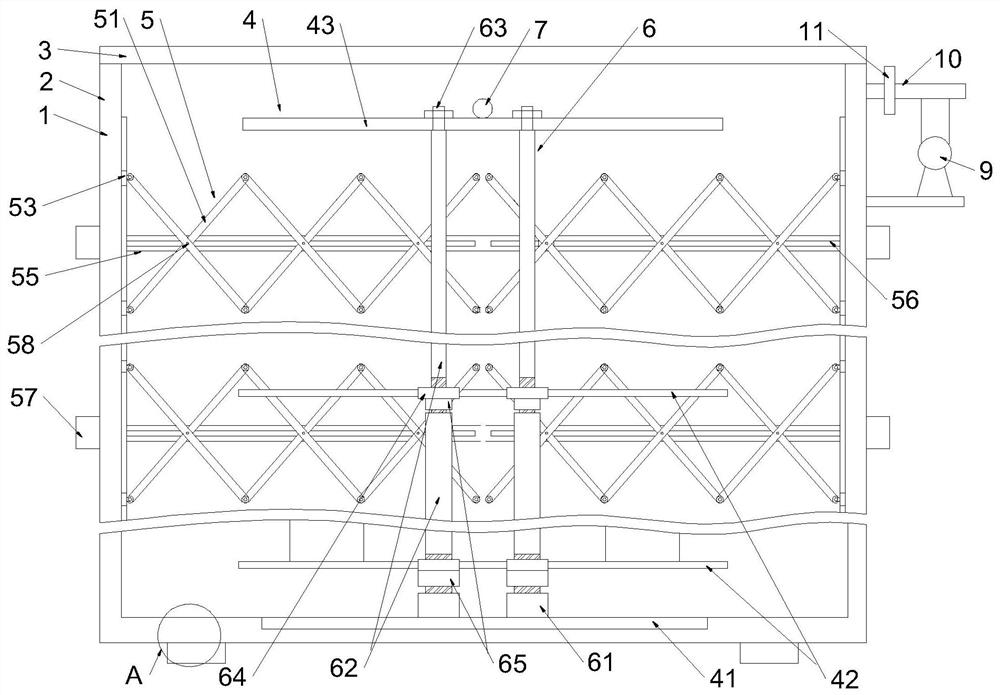 Calcining device for ceramic structural part