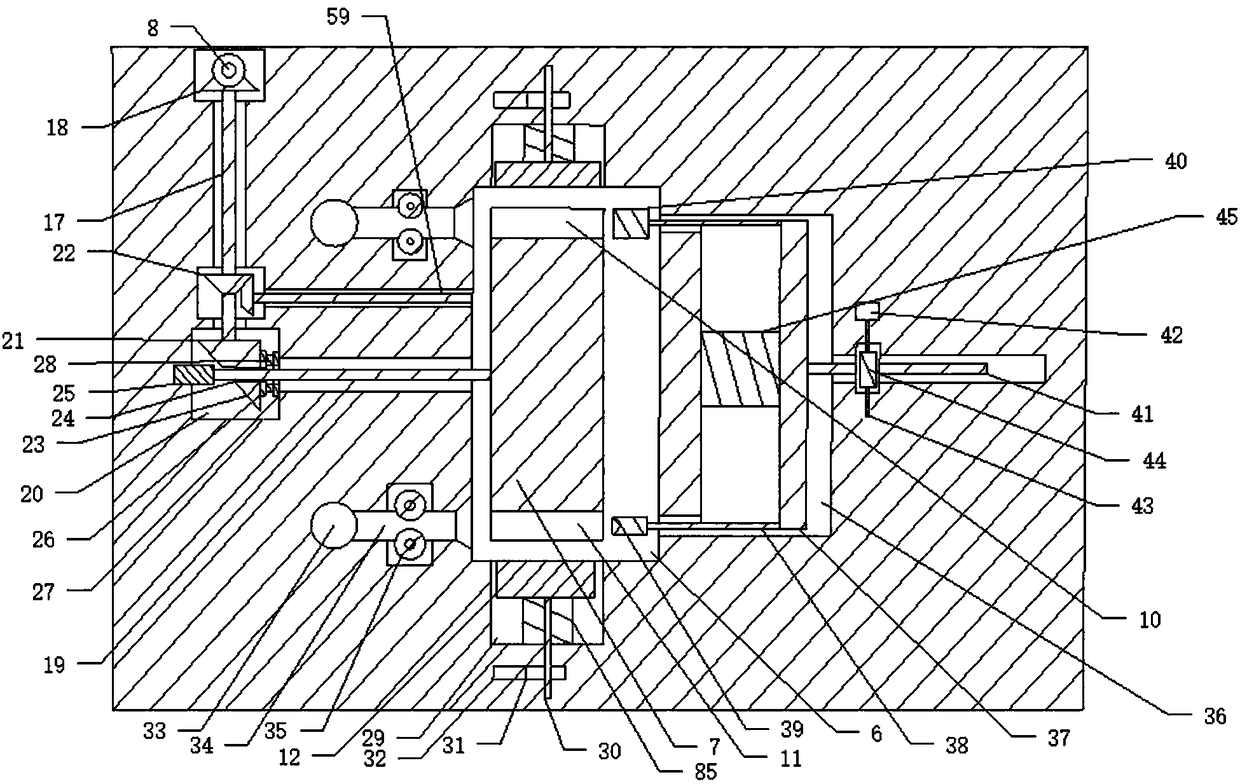 Infusion apparatus automatic splitting recovery device