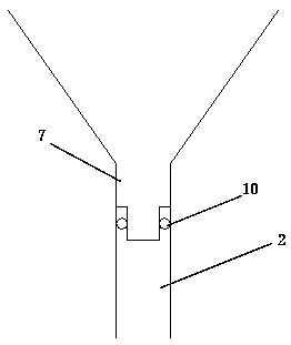 Rotary distribution type honey cooling device