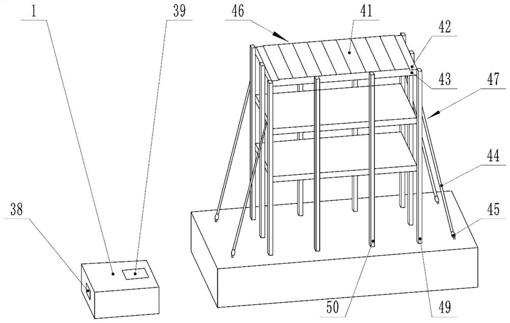 Multi-layer large-span assembly building structure