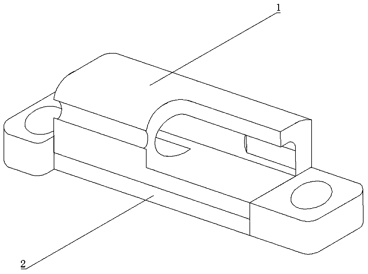 Sintering brazing gear shifting fixing block and manufacturing method thereof