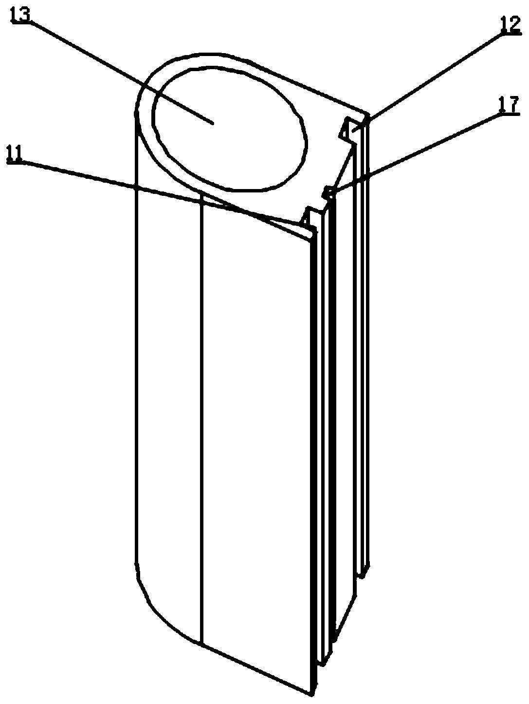 Sintering brazing gear shifting fixing block and manufacturing method thereof