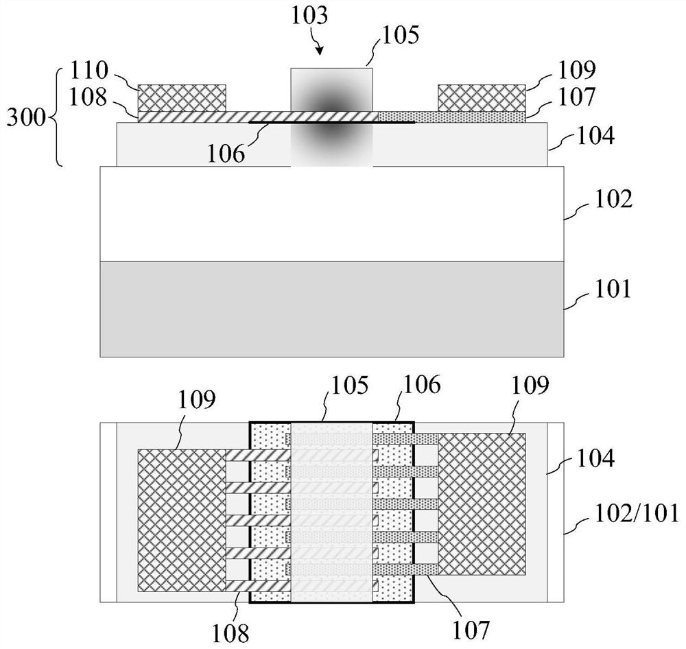 Embedded graphene optical detector based on silicon nitride ridge