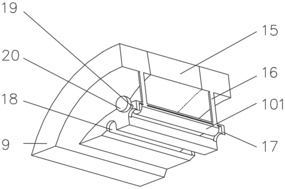 Textile airing device