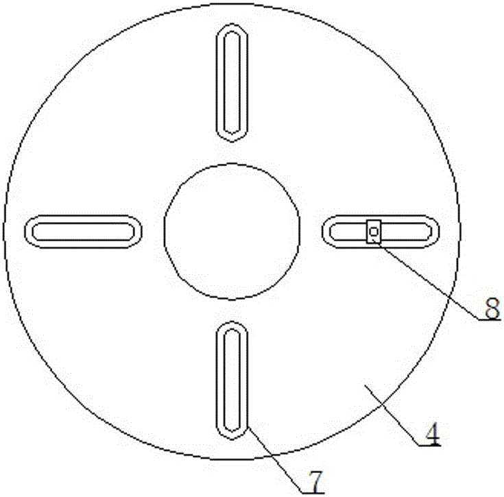 A rotor balance test bench