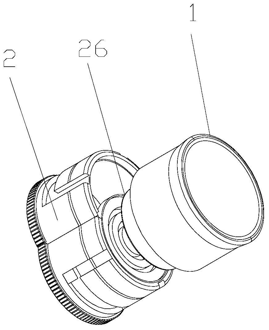 Anti-counterfeiting bottle cap external connection device with self-destruction function