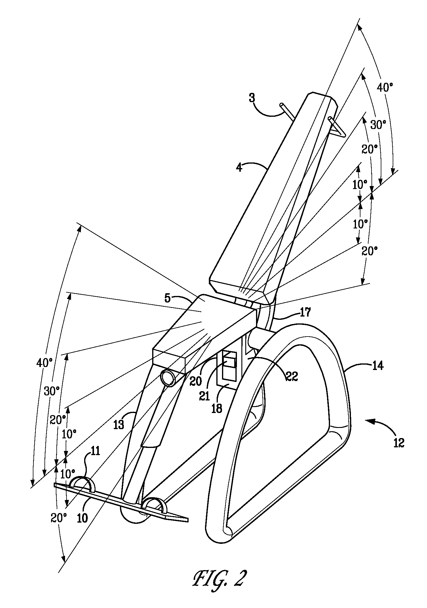 Abdominal exercise machine