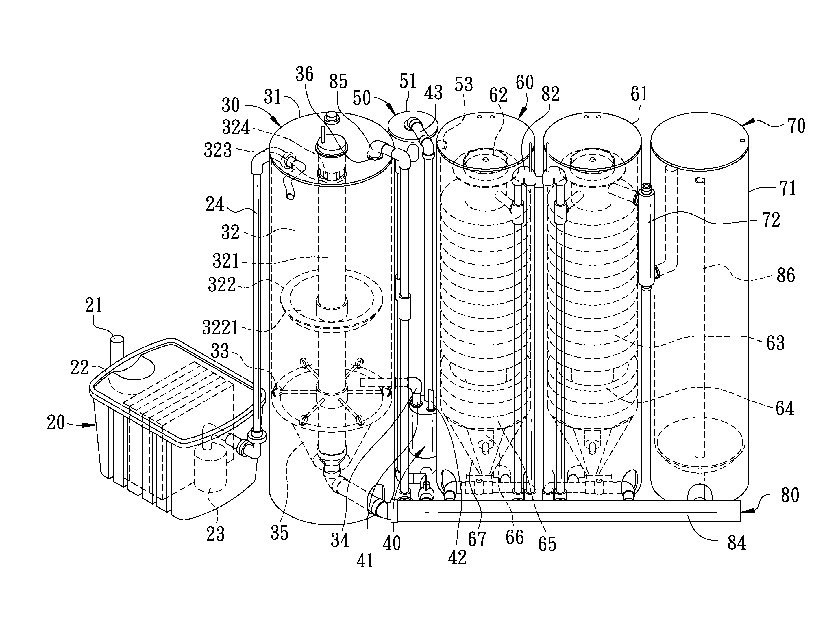 Waste water treatment apparatus