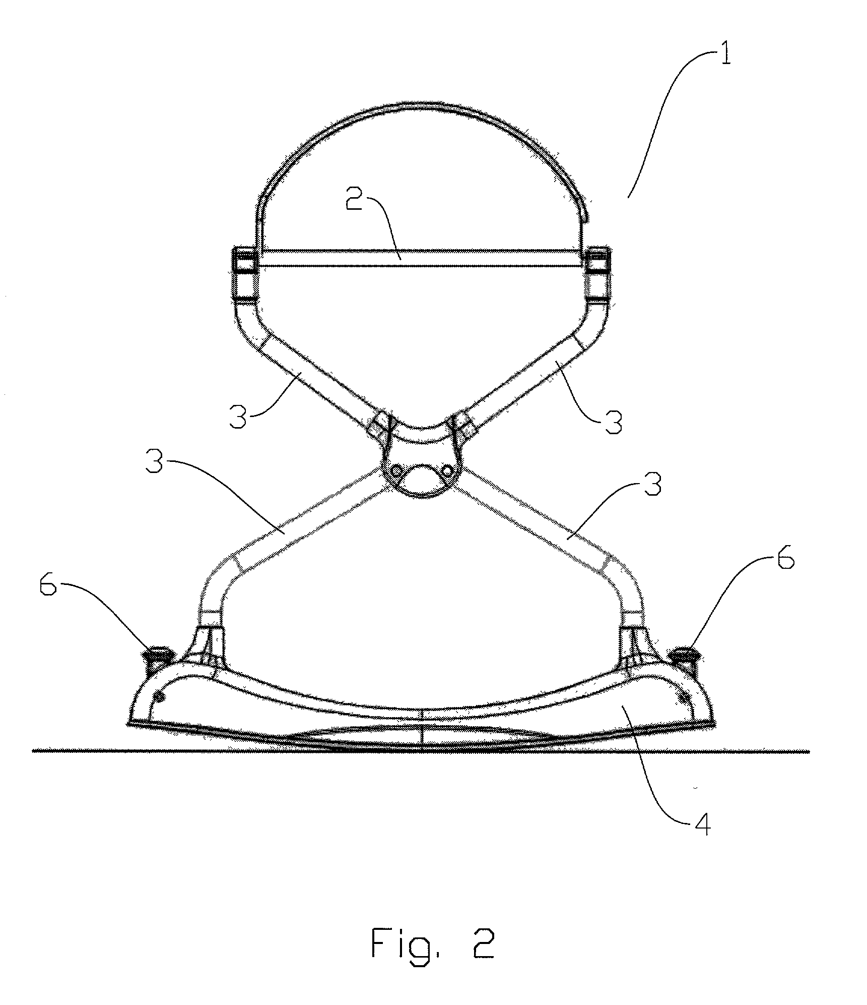 Wheel receiving device for baby sleeping bed