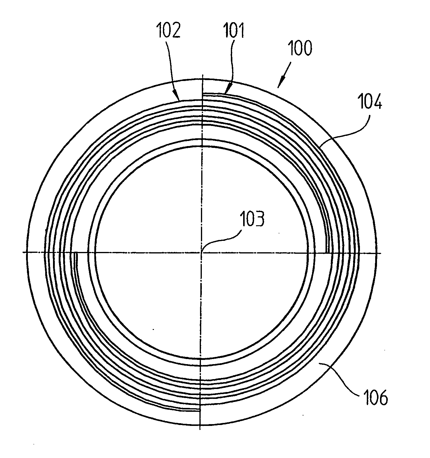 Gear mechanism and a rotary encoder equipped with this gear mechanism