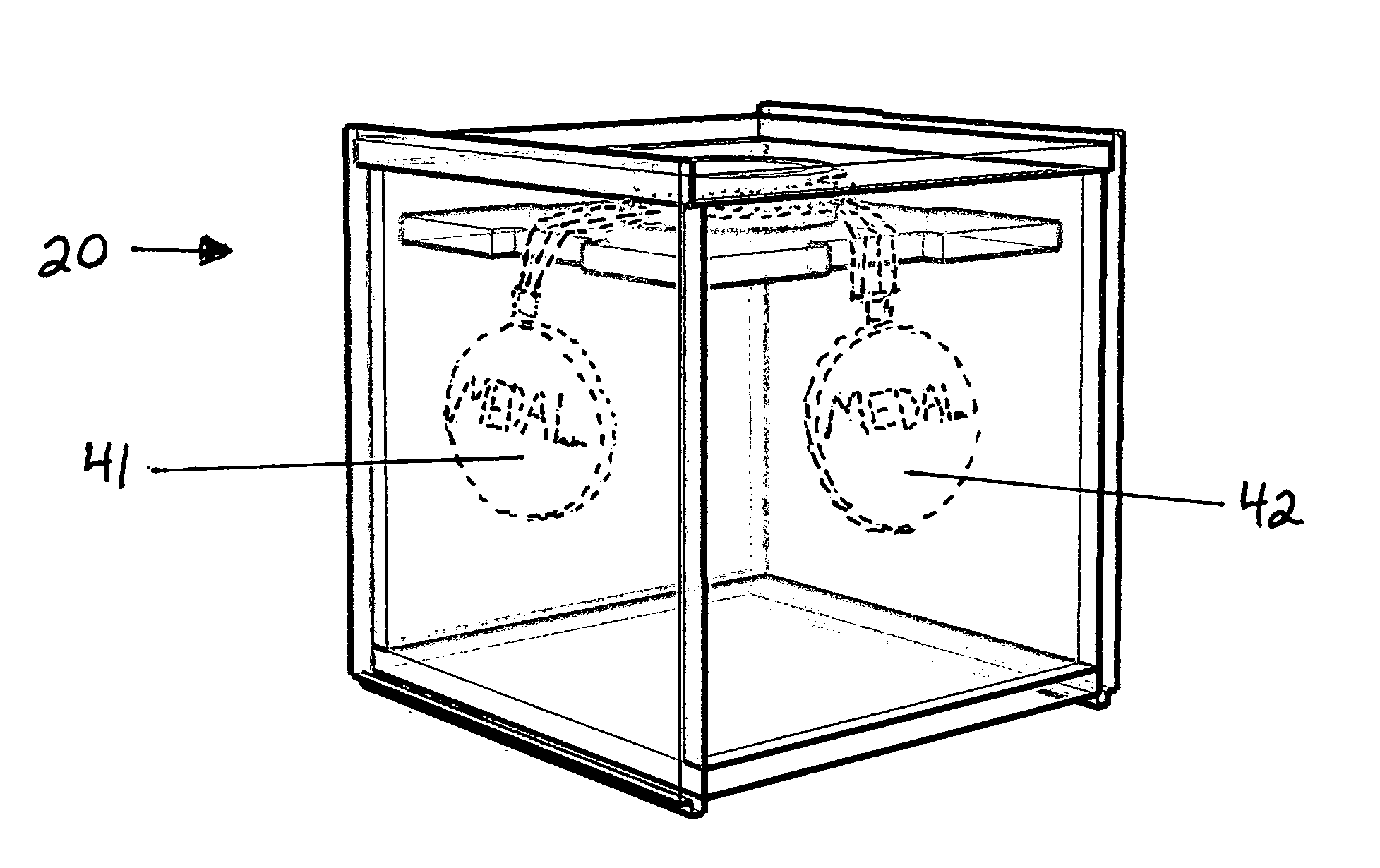Display case for ribbon suspended medal(s)