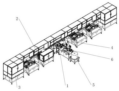 Double-thread winding high-voltage wire package production line