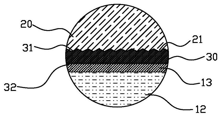 Transition device for flexible device, preparation method and method for patching flexible device