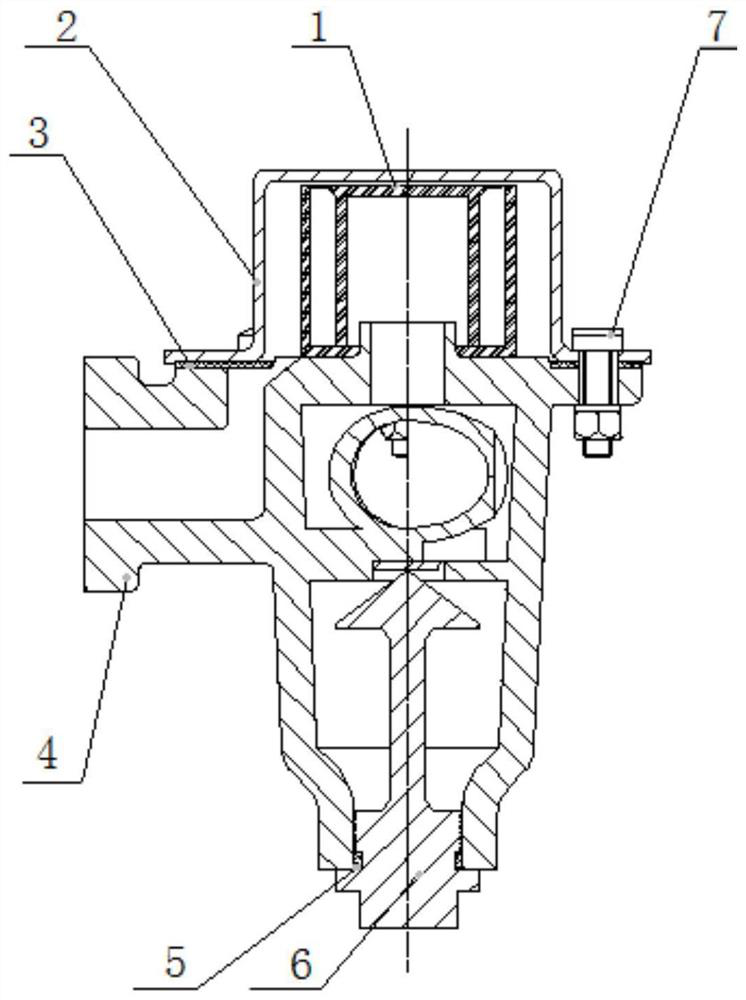 A kind of dust collector device for railway wagon