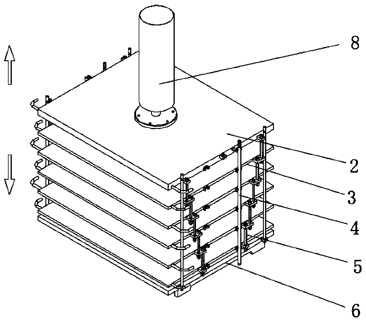 Freezing and thawing machine for freezing and thawing process treatment of biopharmaceutical material