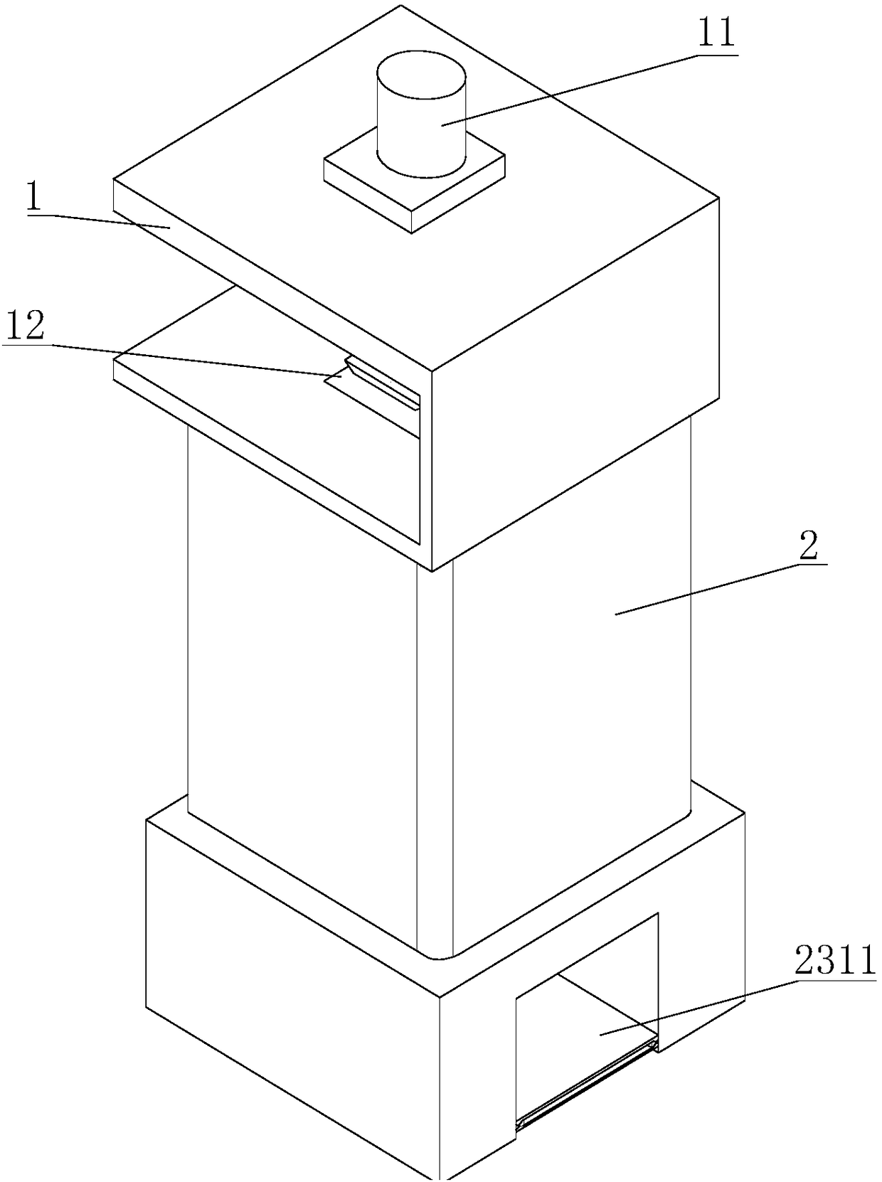 Device for rapid sampling detection of food research and development and using method of device