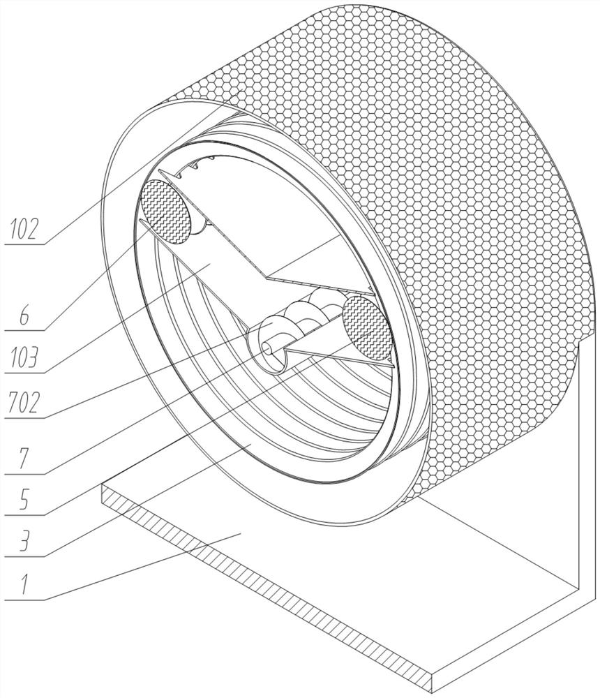 A floor-standing air-mechanical filter for textile workshops