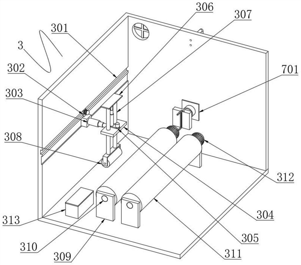 A pipeline preparation device based on building electrical fire protection