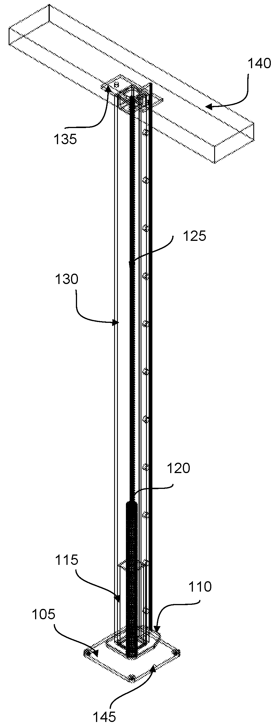 Railing System With Concealed Anchor System