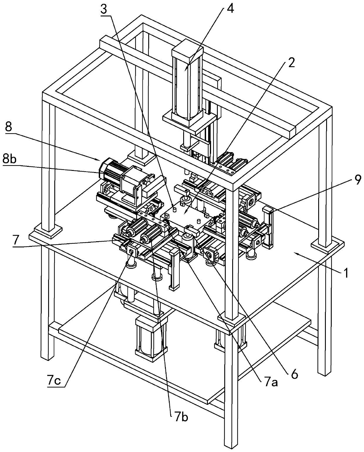 Burr removing equipment for motor barrel