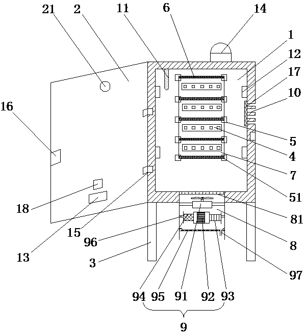 Low-voltage cable branch box capable of achieving charged disconnection and connection